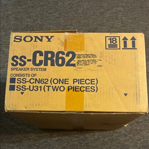 Sony SS-CR62 Speaker System - Picture 2 of 6